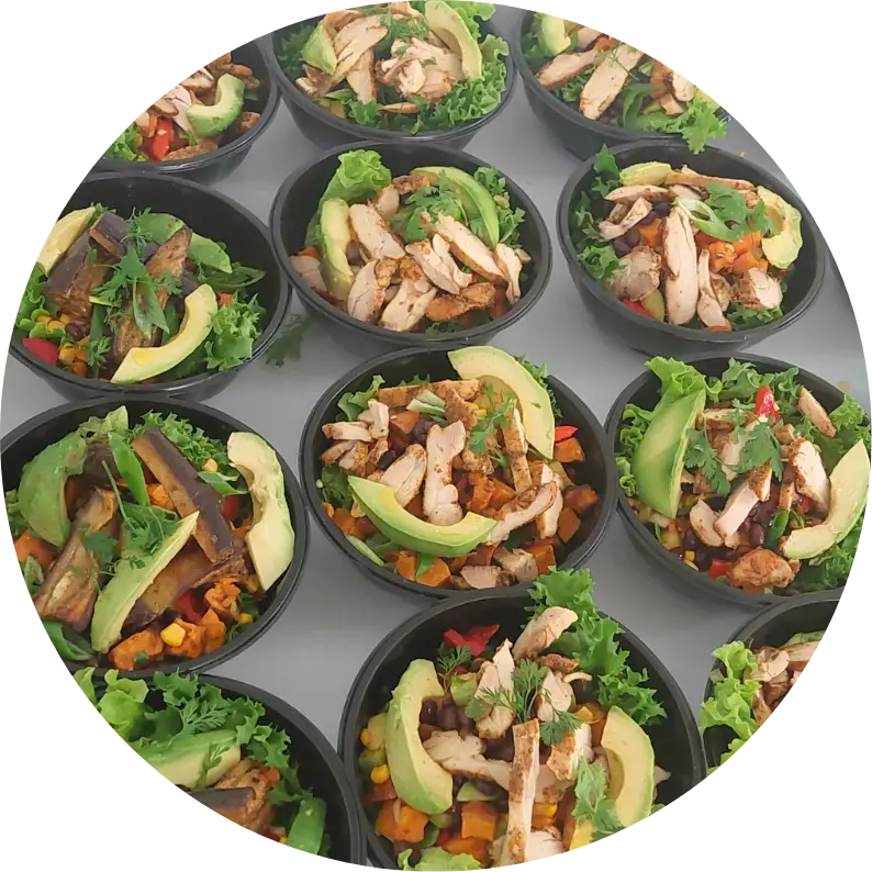 Catering Almuerzo Ensalada