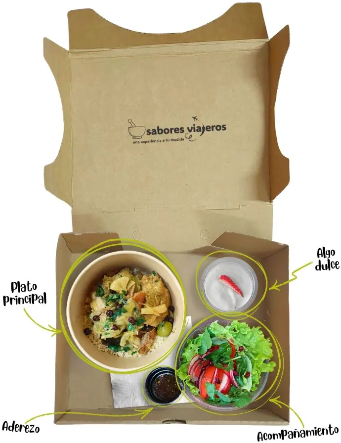 Catering Box Menu Almuerzo My Box Sabores Viajeros
