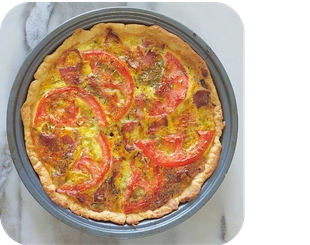 Quiche para 2 personas